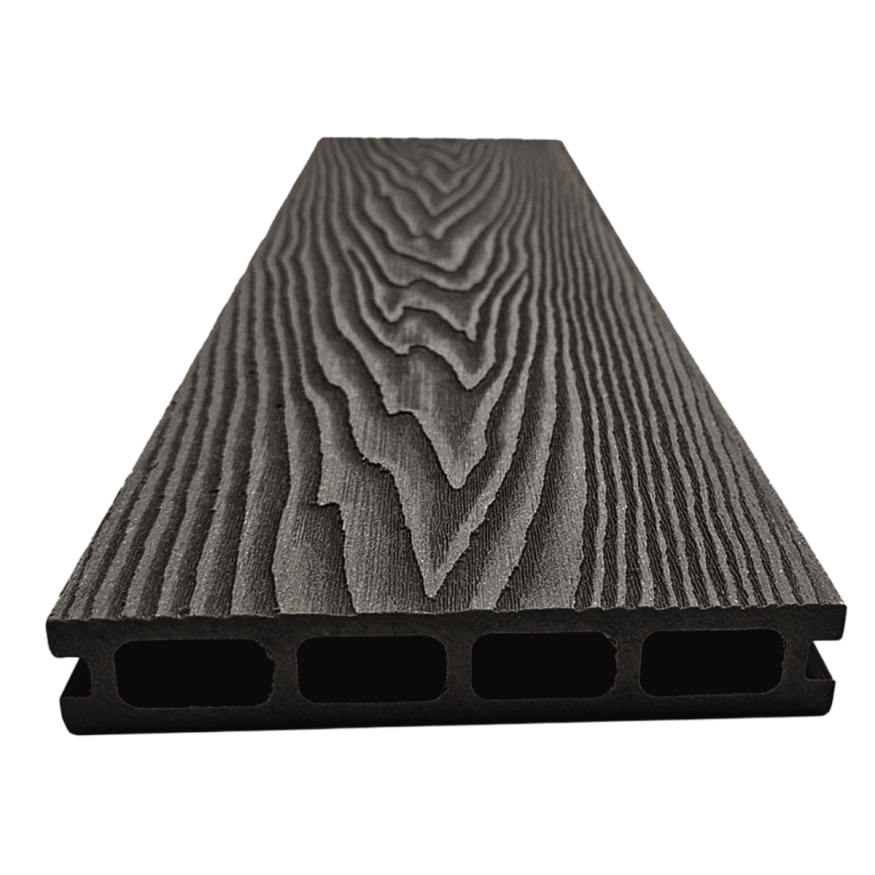 Террасная доска ДПК NanoWood 3D Double Антрацит купить в Перми