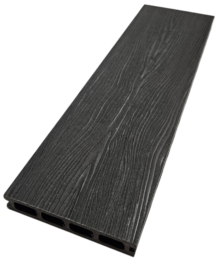 Террасная доска ДПК NanoWood 3D Double Антрацит купить в Перми