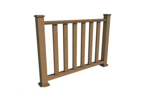 Ограждения из древесно-полимерного композита WOODVEX купить в Перми