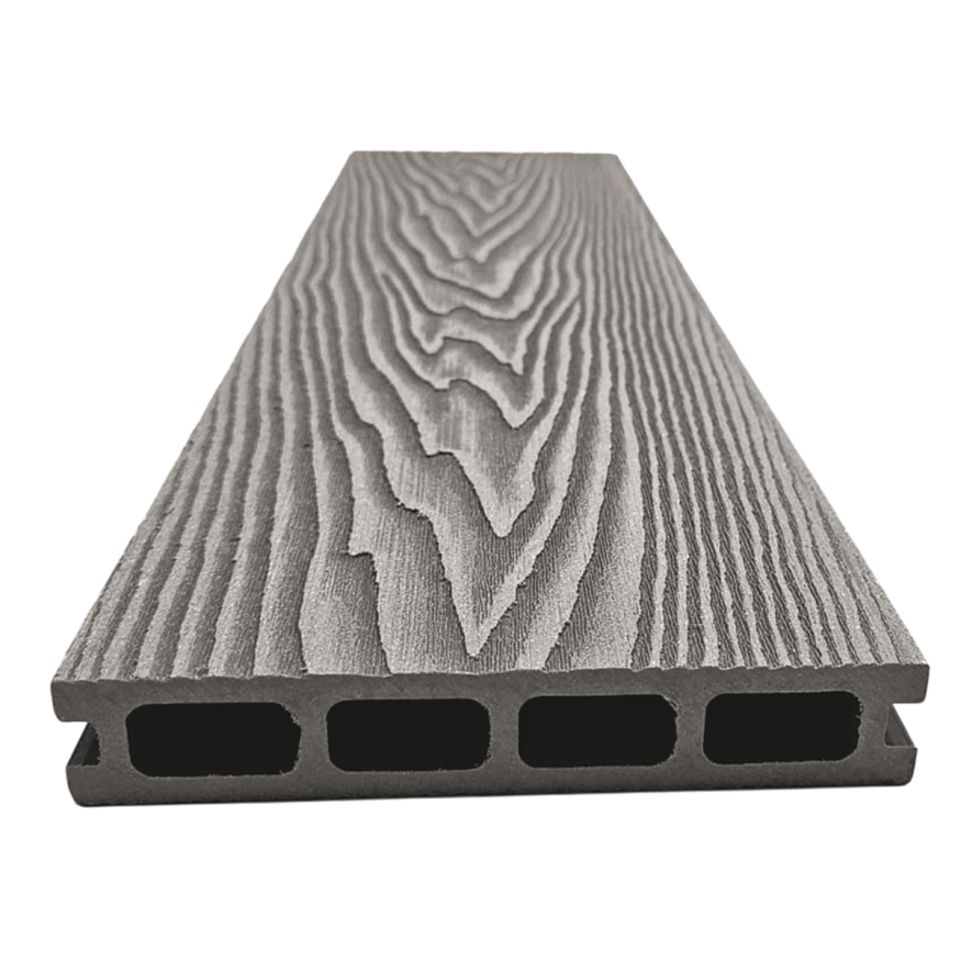 Террасная доска ДПК NanoWood 3D Double Серый купить в Перми