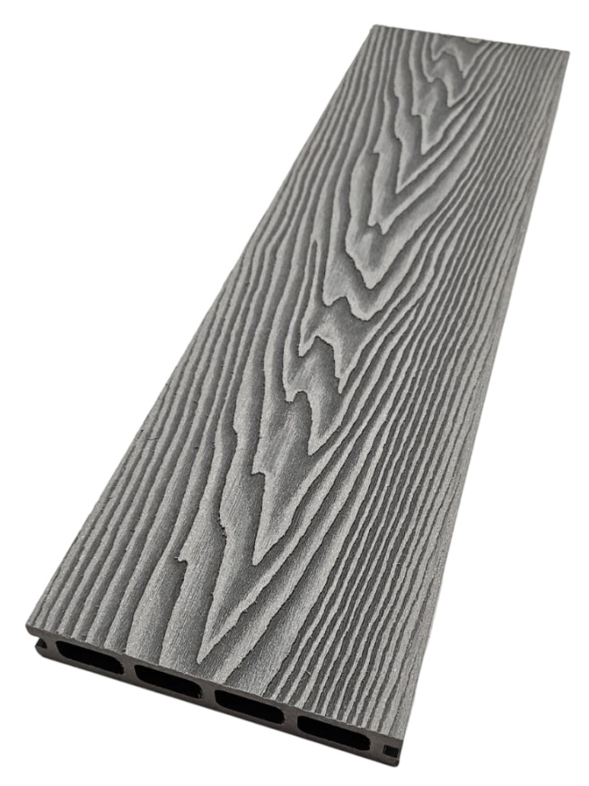Террасная доска ДПК NanoWood 3D Double Серый купить в Перми
