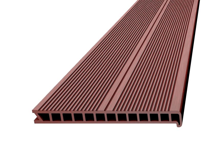 Ступень ДПК Deckron Woodlike (пустотелая) Коричневый купить в Перми