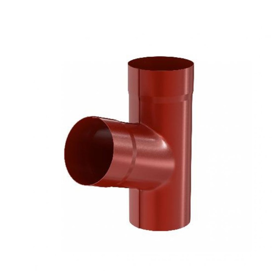 Тройник Aquasystem RR29 в цвете Бургундия 125/90 купить в Перми