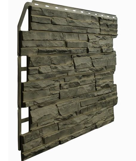 Фасадная панель Fineber, Скол 3D, Цвет Дымчатый купить в Перми