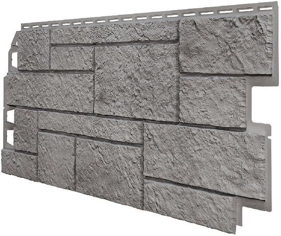 Фасадная панель VOX Sandstone (Сандстоун) светло-серого цвета купить в Перми