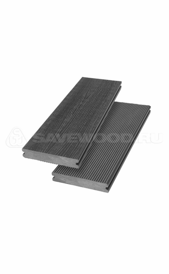 Террасная доска ДПК SaveWood, SW Abies (R), Графит купить в Перми