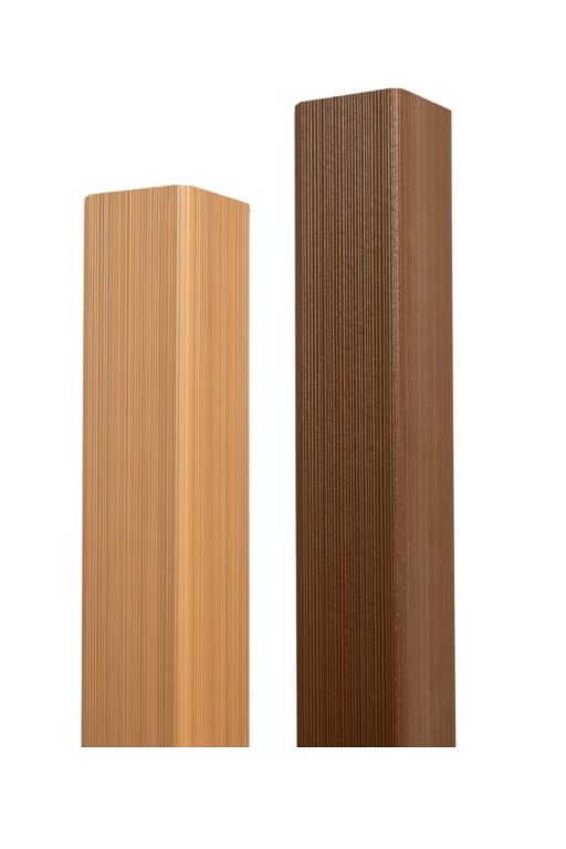 Уголок торцевой Ecodecking Скай коэкструзия Бук купить в Перми