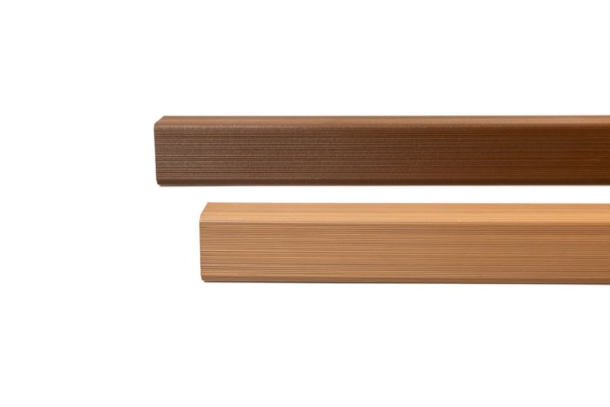 Уголок торцевой Ecodecking Скай коэкструзия Бук купить в Перми