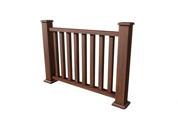 Ограждения из ДПК WOODVEX в цвете Палисандр купить в Перми