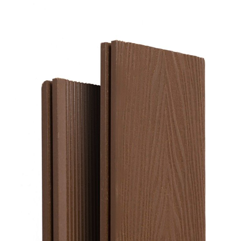Террасная доска Ecodecking Экстра 3D Шоколад купить в Перми