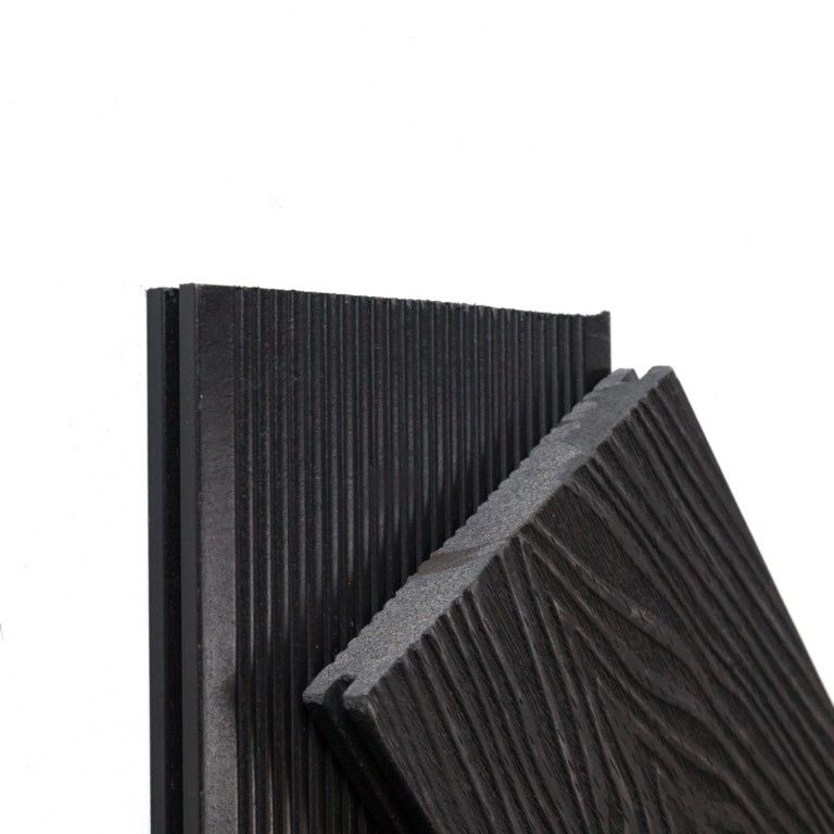 Террасная доска Ecodecking Экстра 3D Графит купить в Перми