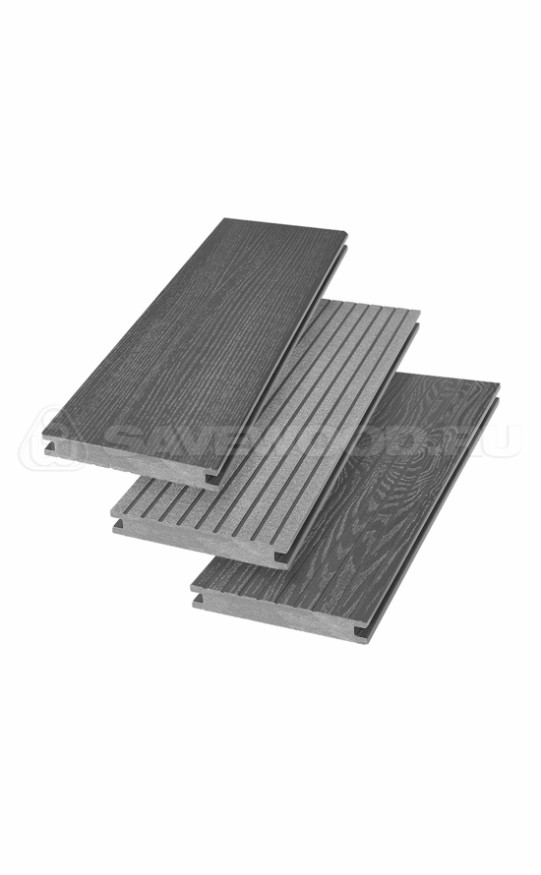 Террасная доска ДПК SaveWood, SW Fraxinus (R), Графит купить в Перми