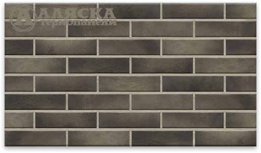 Фасадные термопанели Аляска 22. Retro brick pepper купить в Перми