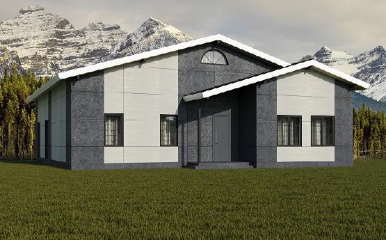 Фиброцементный сайдинг Roofas Board Stone Цвет Графит купить в Перми
