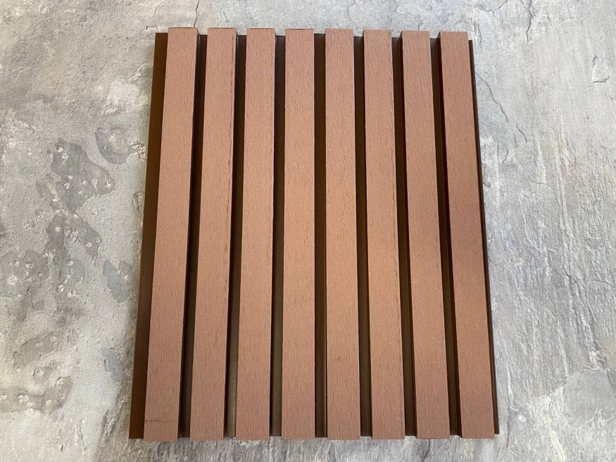 Фасадная реечная панель EasyDecking, Wood-X, Коричневый купить в Перми