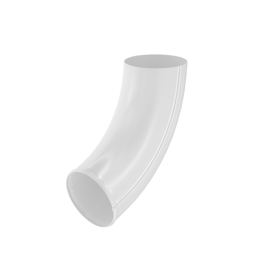 Отвод трубы Aquasystem, PU MATT, RAL 9003 Белый 150/100 купить в Перми
