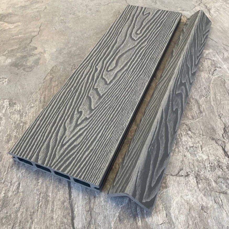 Террасная доска ДПК EasyDecking, Wood-X, Серый купить в Перми