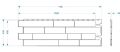 Фасадная панель Docke Алтай Кремовый купить в Перми