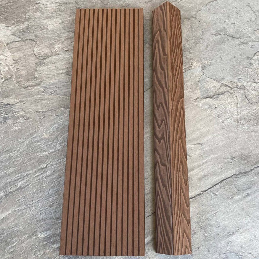 Террасная доска ДПК EasyDecking, Wood-X, Коричневый купить в Перми
