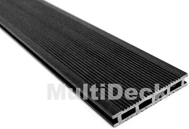 Террасная доска из ДПК MultiDeck Черный бархатный оттенок купить в Перми