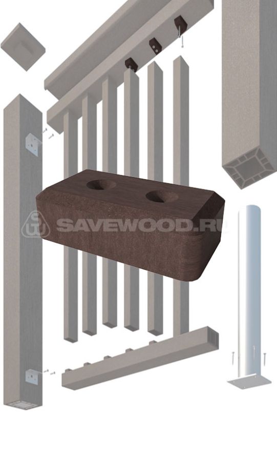 Крепление балясины Savewood купить в Перми