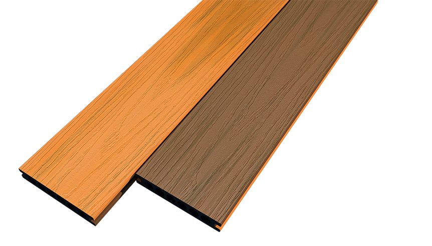 Teak / Latte | Двухсторонняя террасная доска WOODVEX Dual купить в Перми