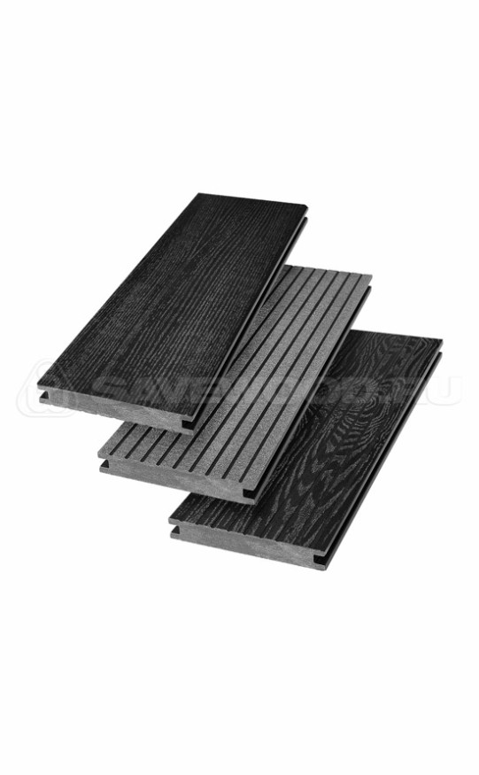 Террасная доска ДПК SaveWood, SW Fraxinus (R), Черный купить в Перми
