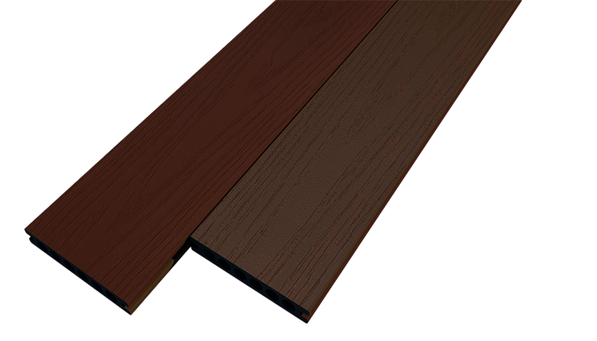 Mahogany / Milk Chocolate | Двухсторонняя террасная доска WOODVEX Dual купить в Перми