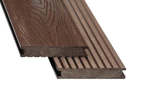 Террасная доска ECODECKING Premium из ДПК, цвет Коричневый купить в Перми