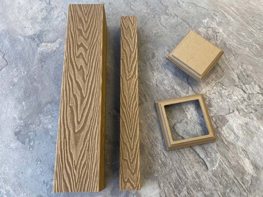 Столб для ограждения из ДПК EasyDecking, Wood-X, Дуб купить в Перми