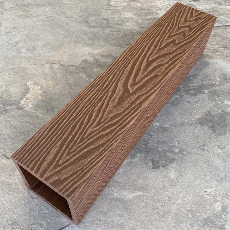 Столб для ограждения из ДПК EasyDecking, Wood-X, Коричневый купить в Перми