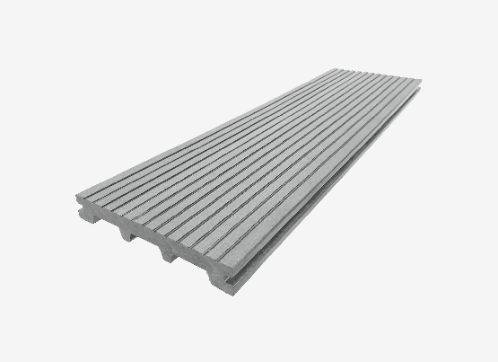Террасная доска из ДПК RusDecking Unodeck Titanio - Цвет Серый купить в Перми