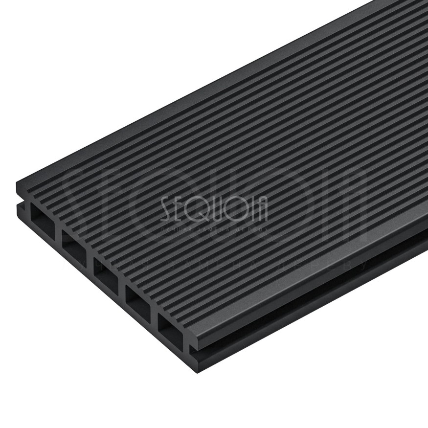 Доска террасная ДПК 3D SEQUOIA Evolution WOOD BLACK купить в Перми