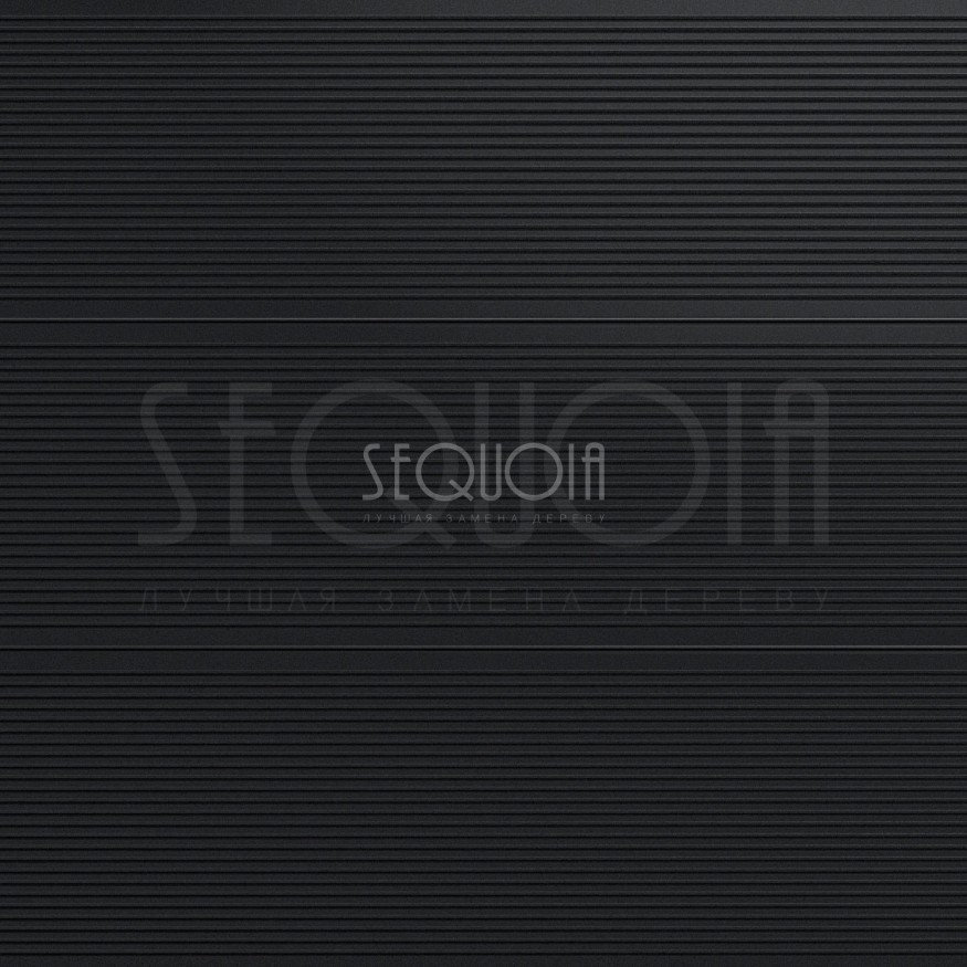 Доска террасная ДПК 3D SEQUOIA Evolution WOOD BLACK купить в Перми