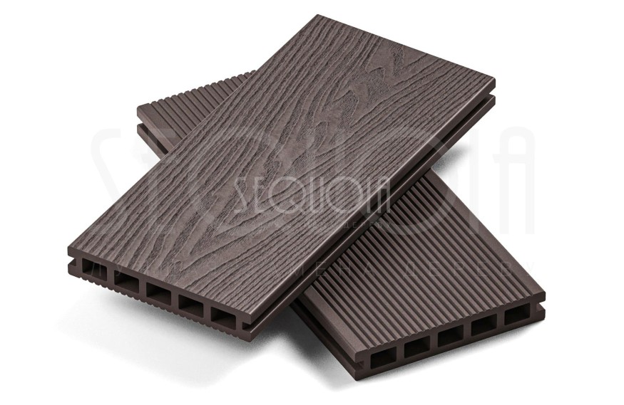 Доска террасная ДПК 3D SEQUOIA Evolution BROWN купить в Перми