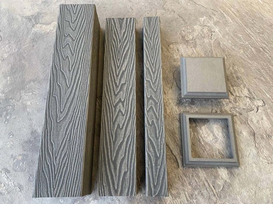Перила для ограждений из ДПК EasyDecking, Wood-X, Серый купить в Перми