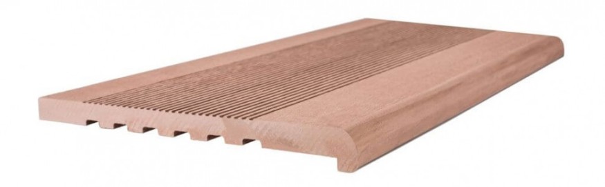 Ступени из ДПК NanoWood - Какао, полнотелые купить в Перми