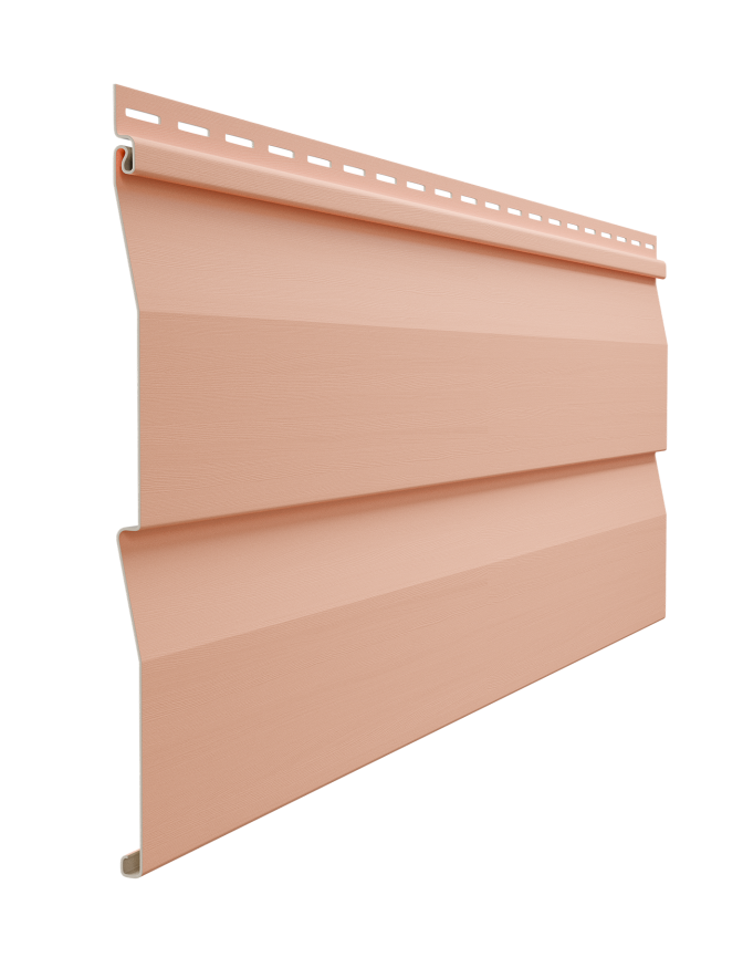 Виниловый сайдинг Docke, Корабельный брус D4.5DL STANDARD, Персик купить в Перми