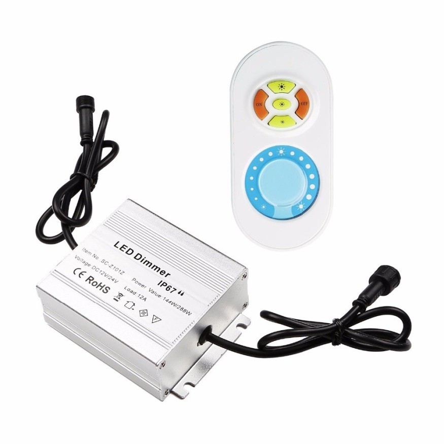 LED Диммер IP67 с дистанционным управлением до 60W Woodvex купить в Перми
