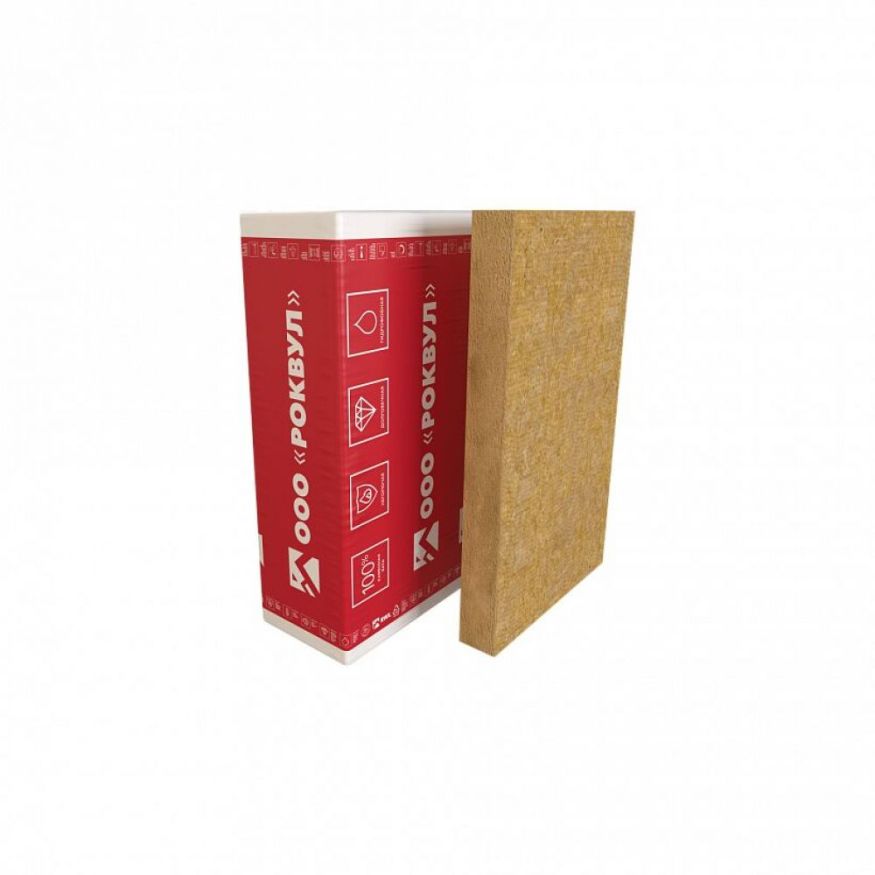 Утеплитель Rockwool ФАСАД БАТТС Д Оптима 150х600х1200/2шт/1.44м2/0.216м3 (32упак/палл) Rockwool купить в Перми