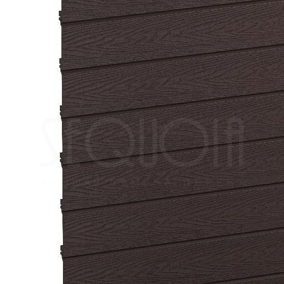 Доска фасадная ДПК 3D SEQUOIA Evolution WOOD BROWN купить в Перми