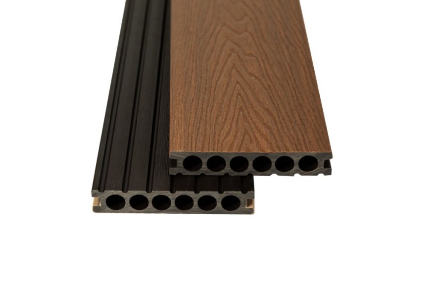 Террасная доска Ecodecking Скай коэкструзия Тик купить в Перми