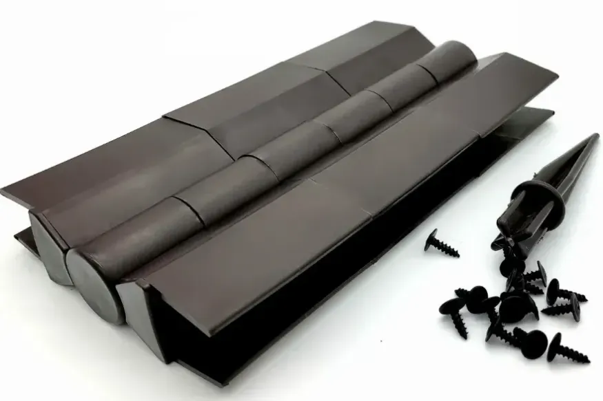 Угол поворотный из пластика для доски 300х30 мм Holzhof (угол от 60° до 300°) Коричневого цвета купить в Перми