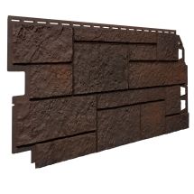 Фасадная панель ТЕХНОНИКОЛЬ Песчаник, Тёмно-коричневый