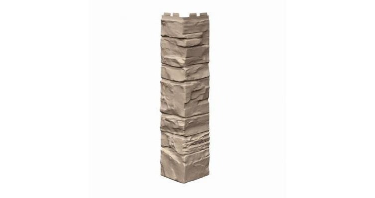 Угол наружный VOX Solid Stone Lazio светлая глина камень купить в Перми