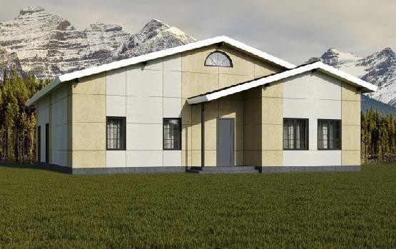 Фиброцементный сайдинг Roofas Board Wood Светлый Песчаник купить в Перми