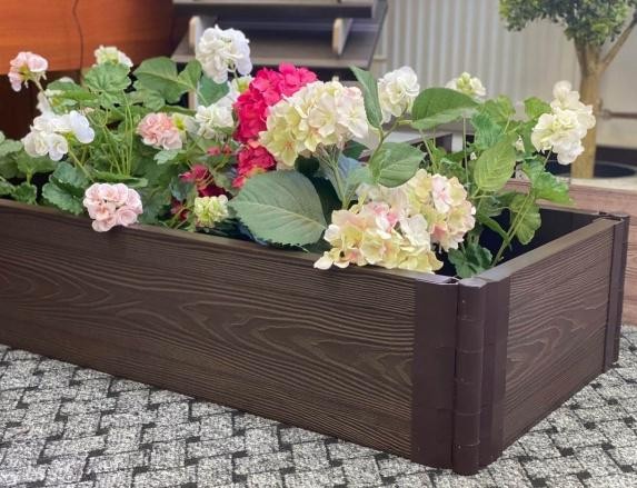 Доска для грядок и клумб из ДПК 3D, 25х150х2950, цвет венге. купить в Перми