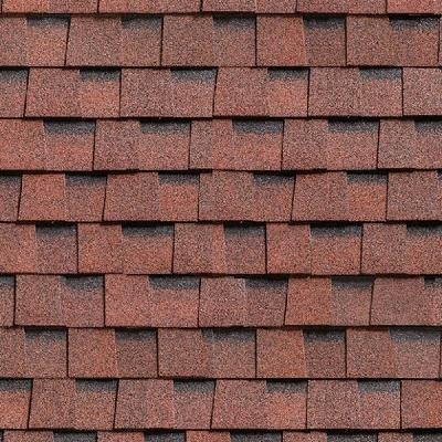 Двухслойная ламинированная черепица Shinglas, Ранчо, Красный цвет купить в Перми