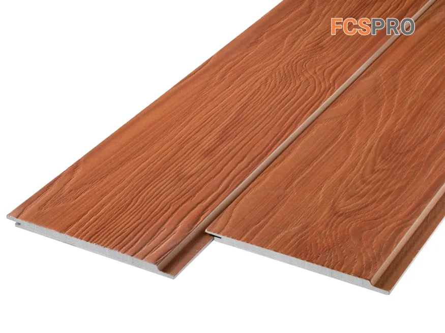 Фиброцементная панель FCSPRO Decor Wood Click Термо береза купить в Перми