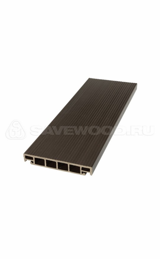 Террасная доска SaveWood, SW Salix, Темно-коричневый купить в Перми